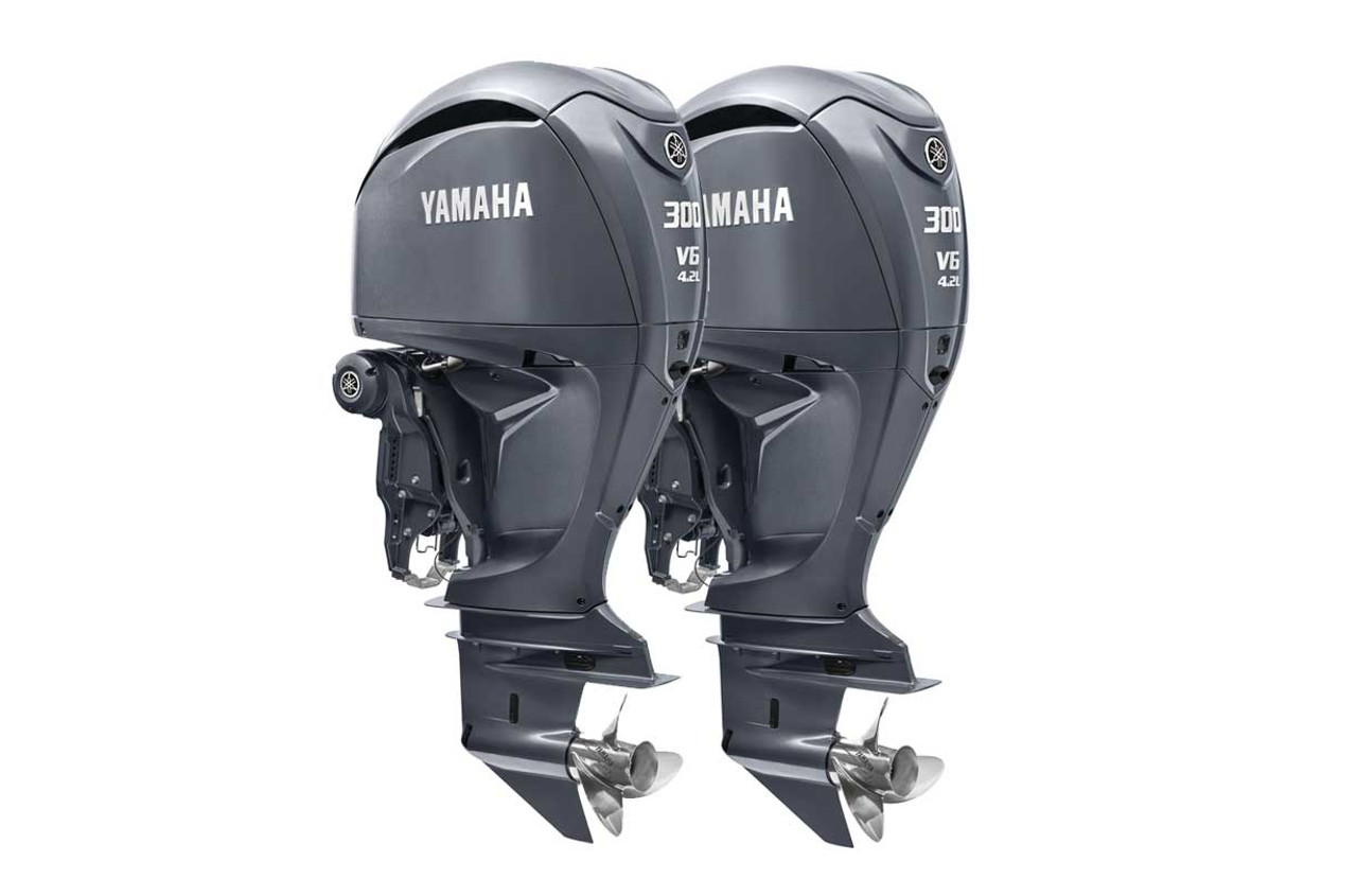 Twin Yamaha 300hp DEC Outboards