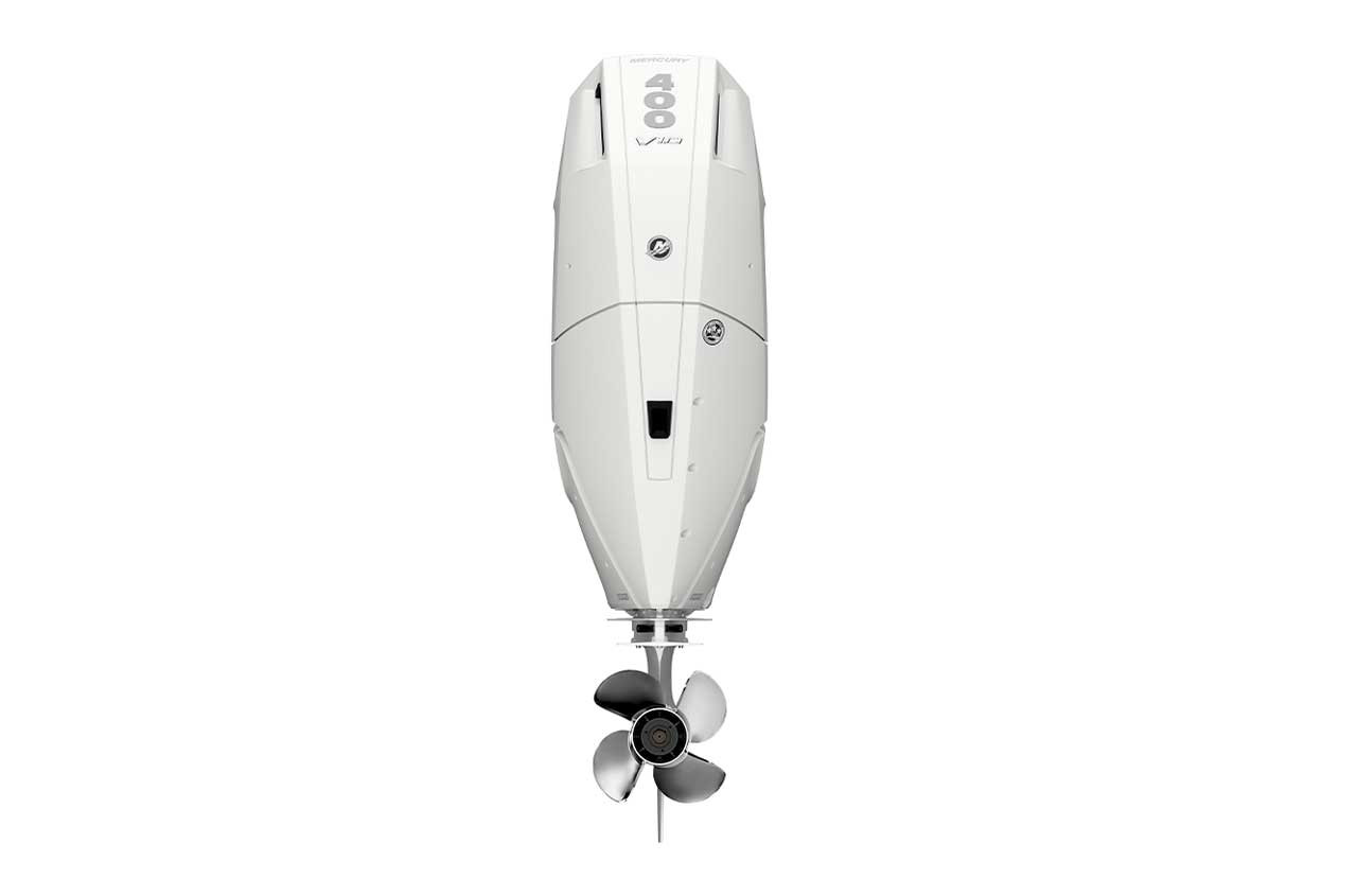 Twin Mercury 400hp Verado White V10 Outboards | 400XL & 400CXL