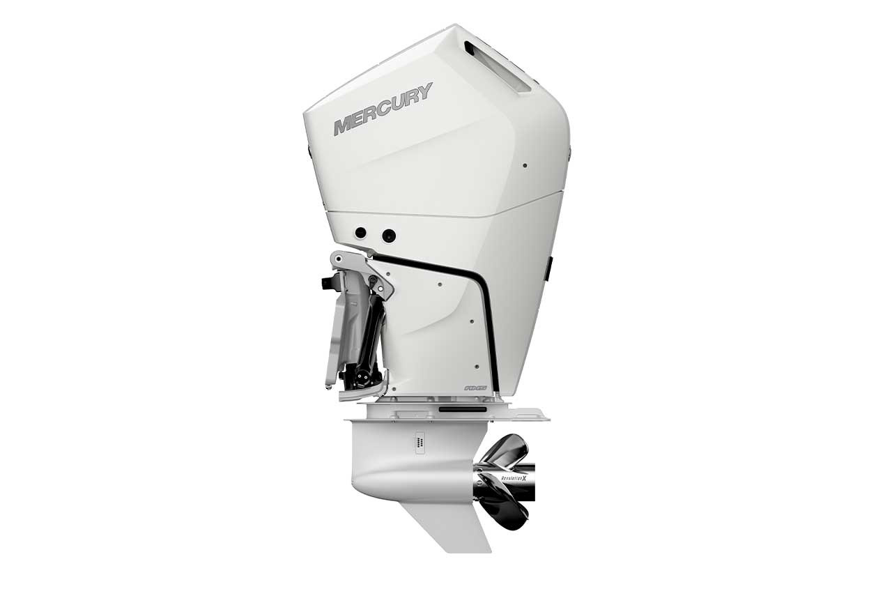 Twin Mercury 400hp Verado White V10 Outboards | 400XL & 400CXL